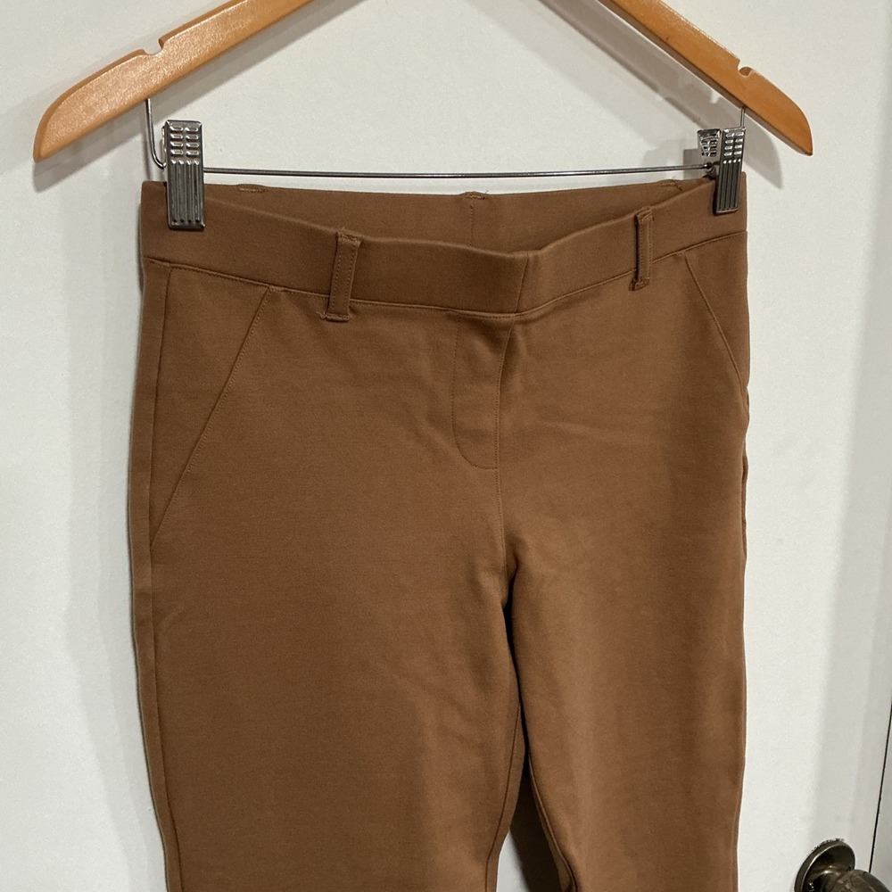 Quince Ultra Stretch Ponte Bootcut Pants, Roasted Pecan Brown, Size Small - Picture 3 of 11